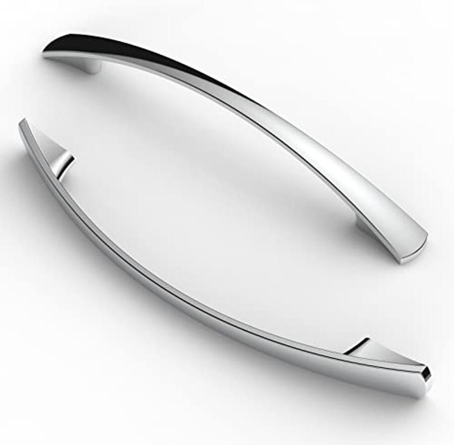 10 Stuks Houten Meubels Trekt Keuken Handgrepen Chroom 128mm Gat Afstand