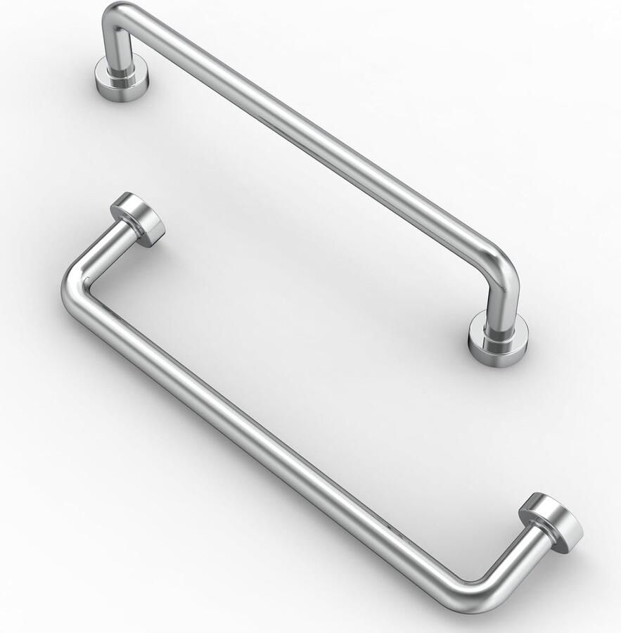 10 stuks kastgrepen boorgatafstand 128 mm meubelgreep keukengrepen ladegrepen voor deurgreep van badkamerdeur verchroomd