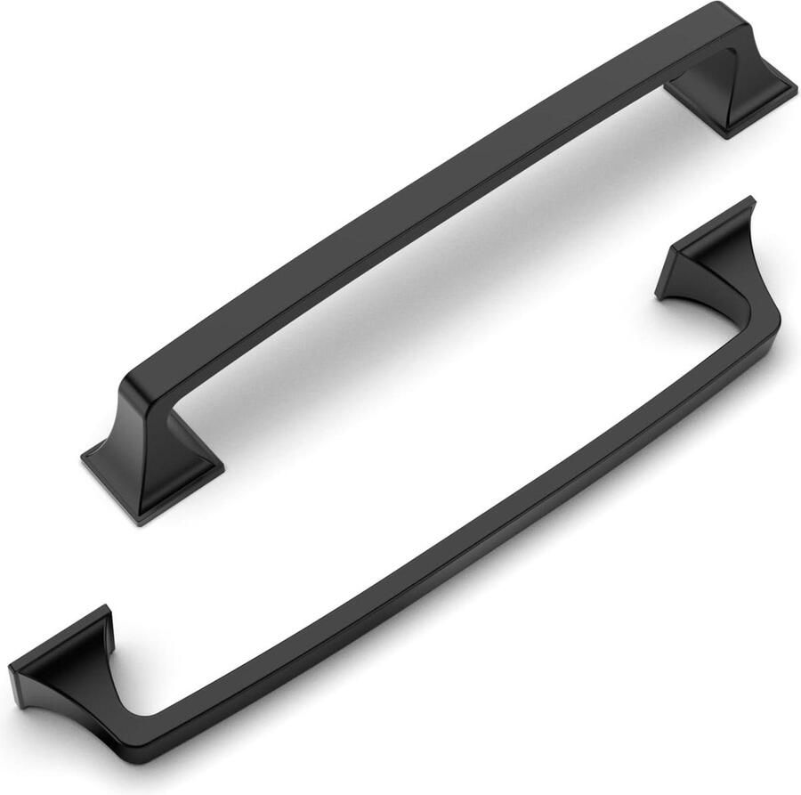 10 stuks kastgrepen boorgatafstand 160 mm ladegrepen keukengrepen meubelgrepen keukenkasten zwart moderne stijl