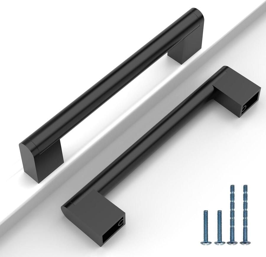 10 stuks kastgrepen zwart gatafstand 96 mm handgrepen voor keukenkasten roestvrij staal meubelgrepen keukenkast kastdeurgrepen