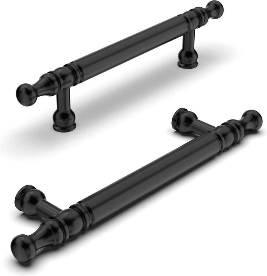 10 stuks meubelgrepen 102 mm boorgatafstand massief aluminium kastgrepen keuken kast greep deurgreep badkamerdeur zwart cabinet handle black