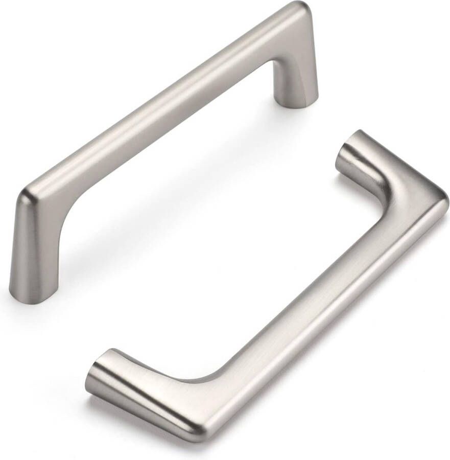 10 stuks meubelgrepen 96 mm kastgrepen vintage keukengrepen roestvrij staal geborsteld handgrepen