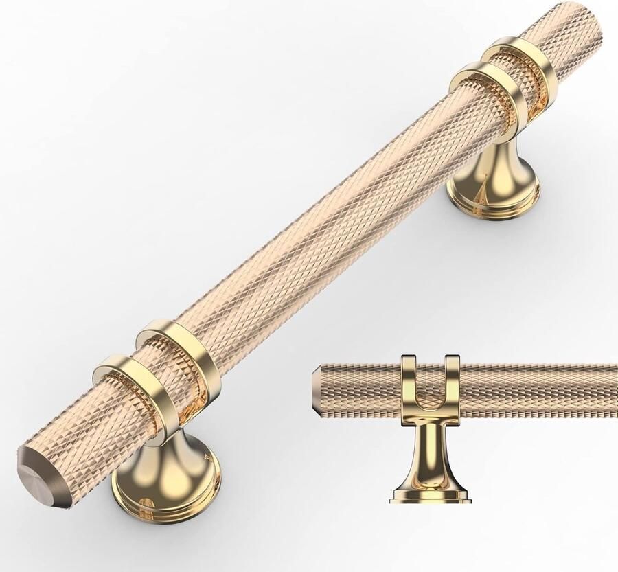 10 stuks meubelgrepen geborsteld messing 96 mm gatafstand laden handgrepen voor gouden keukenkasten kastgrepen ladegrepen deurgrepen voor keukenkasten kledingkast