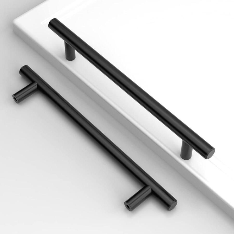 10 stuks meubelgrepen roestvrij staal zwart 160 mm gatafstand keukengrepen laden handgrepen ladegrepen keukenkasten kledingkast UK0024 cabinet handle black