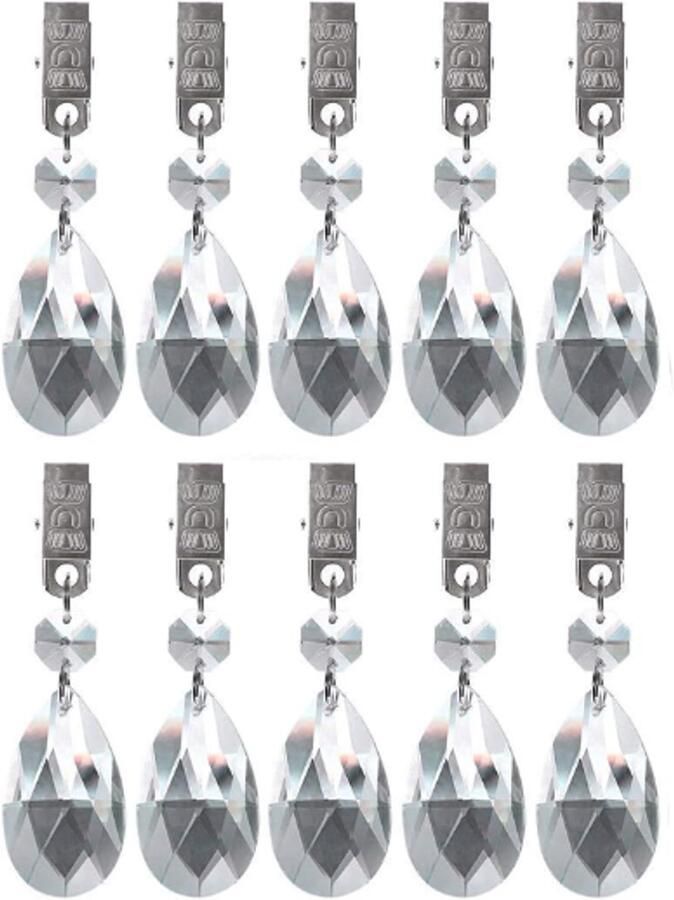 10 stuks tafelkleed gewichtjes Tafelkleedgewichtjes Tafelkleedgewichten Tafelkleedverzwaarders Tafelkleedklemmen Tafelkleed Gewichten Set ABS zilver traanvormige prisma's 2.8cm voor Picknicktafels