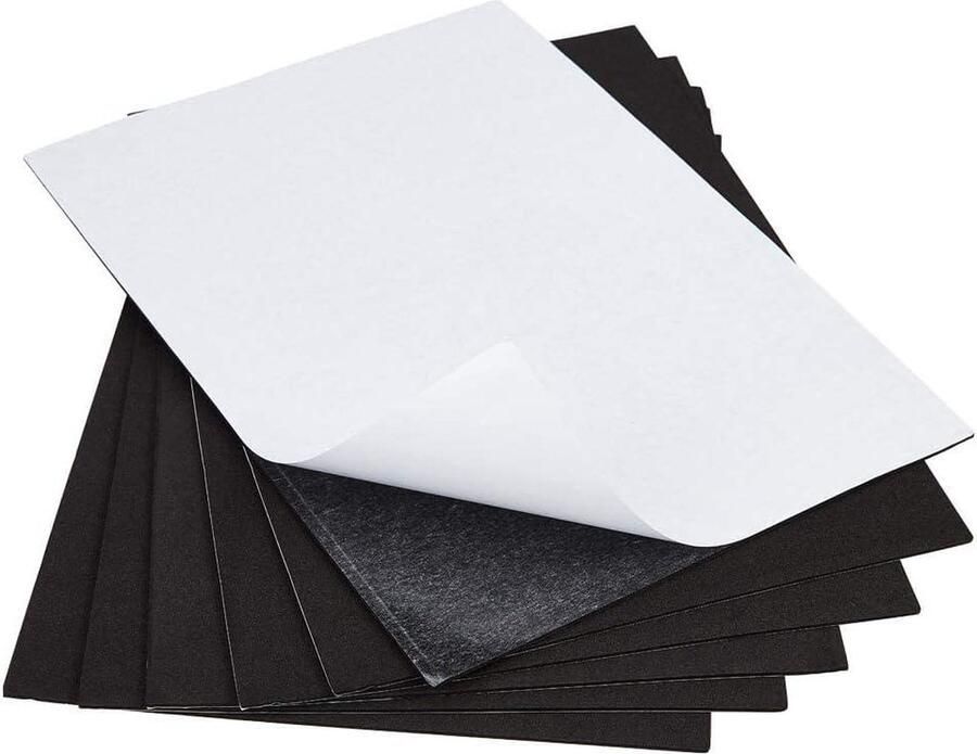 10 Stuks Zelfklevende Foam Vel Zwart Antislip EVA Foam Pad Mat Meubels-Deuren 30x21x0.2cm