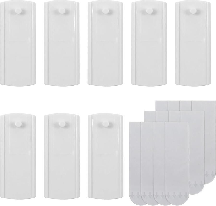 10 stuks zelfklevende spijker universele lijst hanger schilderijhangers met verwijderbare plakstrips spijkervrije schilderijhaken voor badkamer keuken huis deur en kast wit