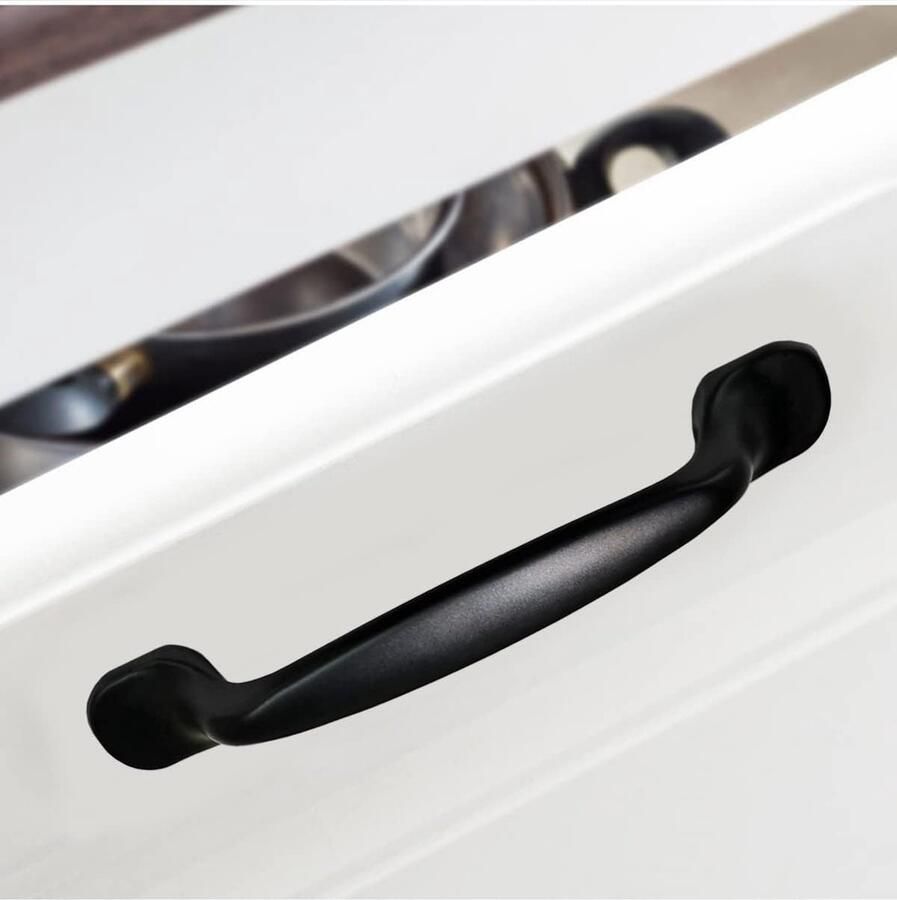 2 Stuks Kastgrepen Goud Moderne Handgrepen Meubelgrepen 256mm Gatafstand Deurgrepen Keuken Ladegrepen Vintage Handgrepen Voor Keukenkasten Commode Kast (Goudgrijs) - Foto 3