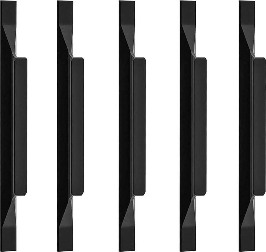 10 x Aluminiumlegering Europese keukenkasten handgrepen 300 mm totale lengte 192 mm gat afstand