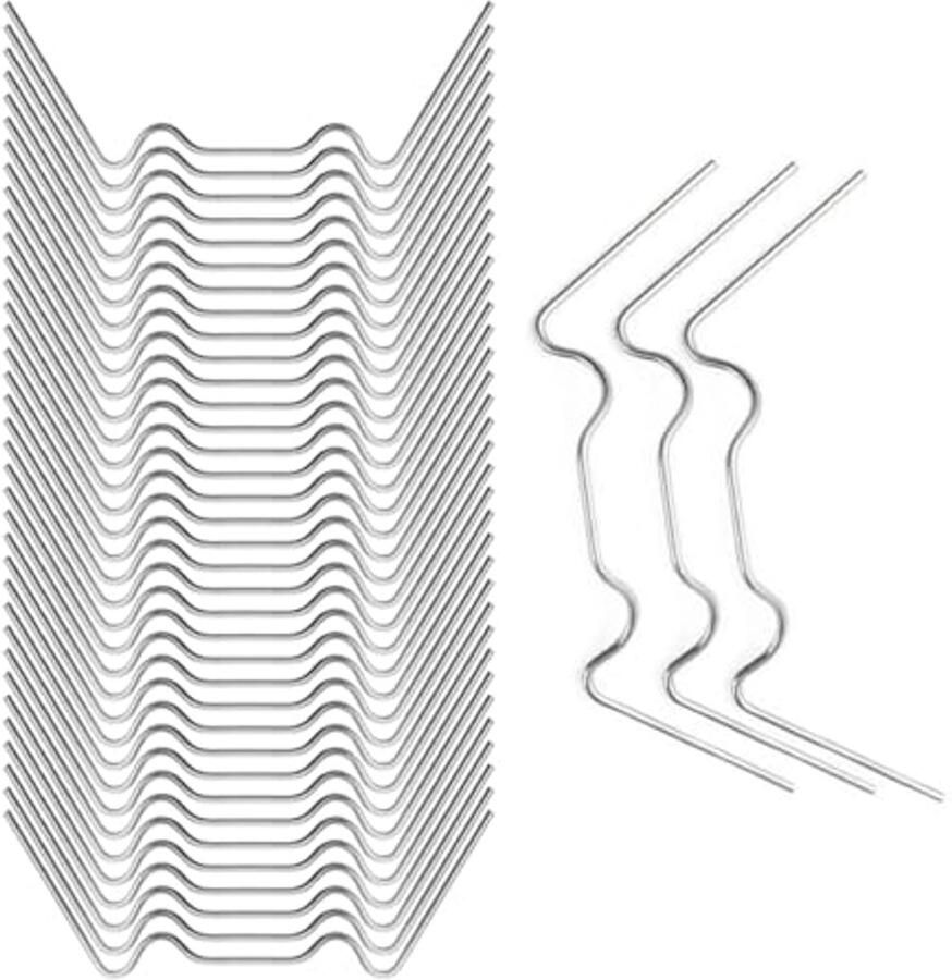 100 roestvrijstalen broeikasklemmen voor sterke en veilige bevestiging stormbestendige klemmen voor broeikasplaten en holle wandplaten
