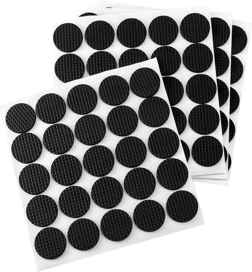 100 stuks rubberen vloerbeschermers zelfklevende antislippads voor meubelvoeten hoge grip 25 mm x 3 mm Vloerbeschermer