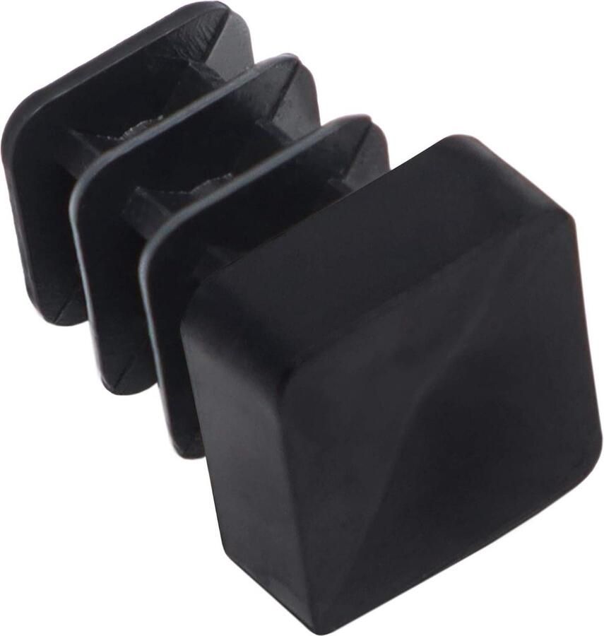 100 x lamellenstop zwart 12 x 12 mm INS-R-BL-1212-100