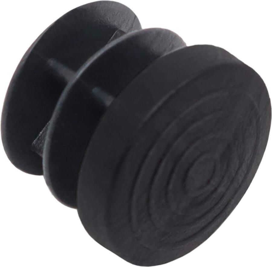 100 x lamellenstop zwart Ø 20 mm INS-R-BL-20-100