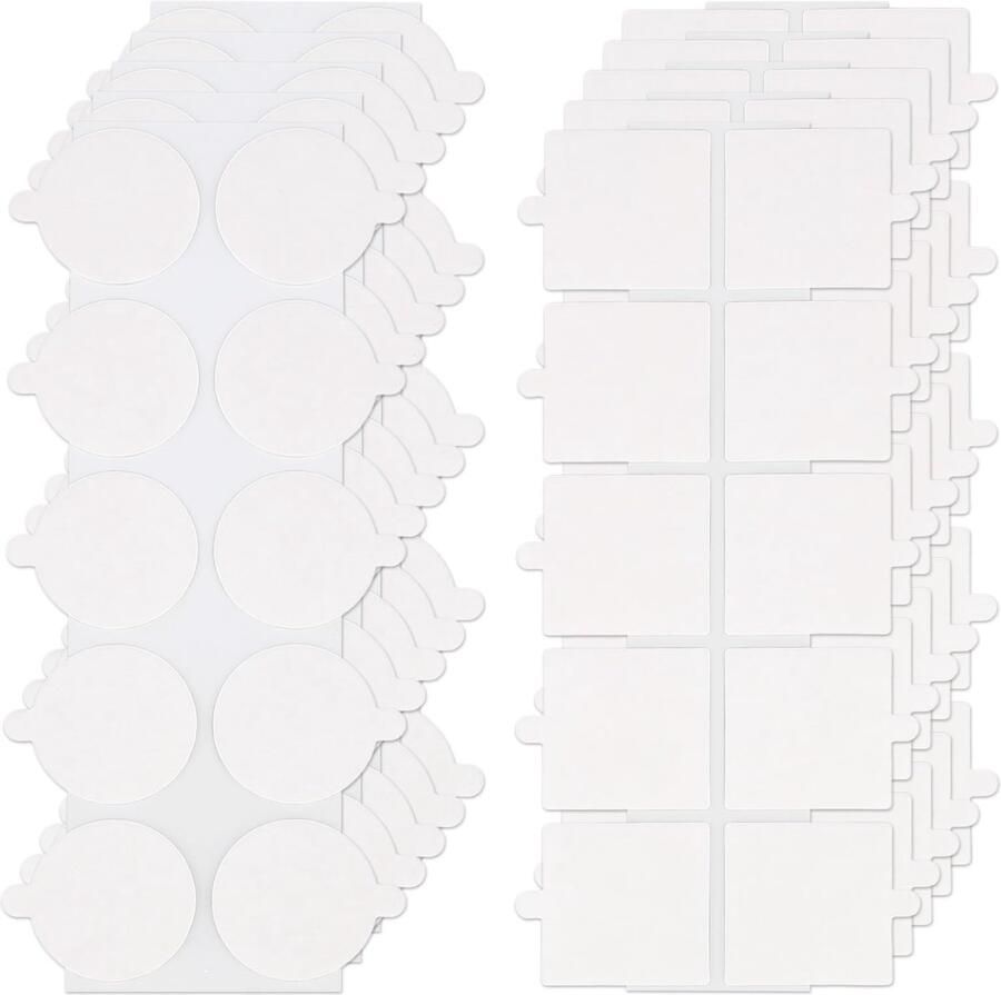 100st Tafelkleedklemmen Transparant Vierkante en Ronde Winddichte Bevestigingspunten