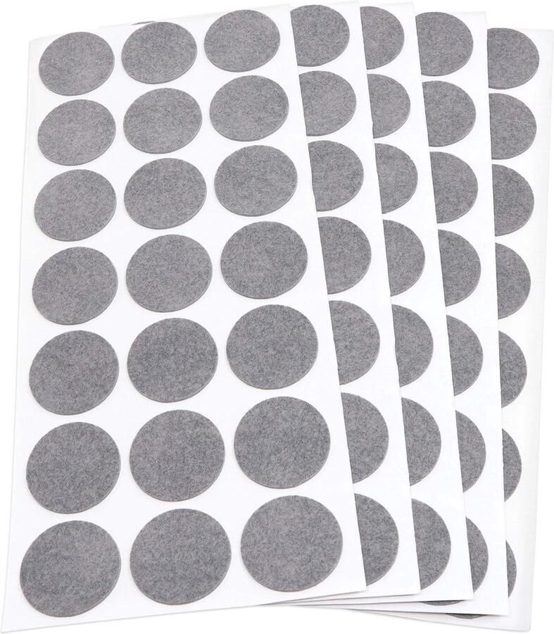 105 x viltglijders grijs Ø 30 mm voor meubels Adsamm FP-15-SA-GR-30-21-5 FP-15-SA-GR-30-21