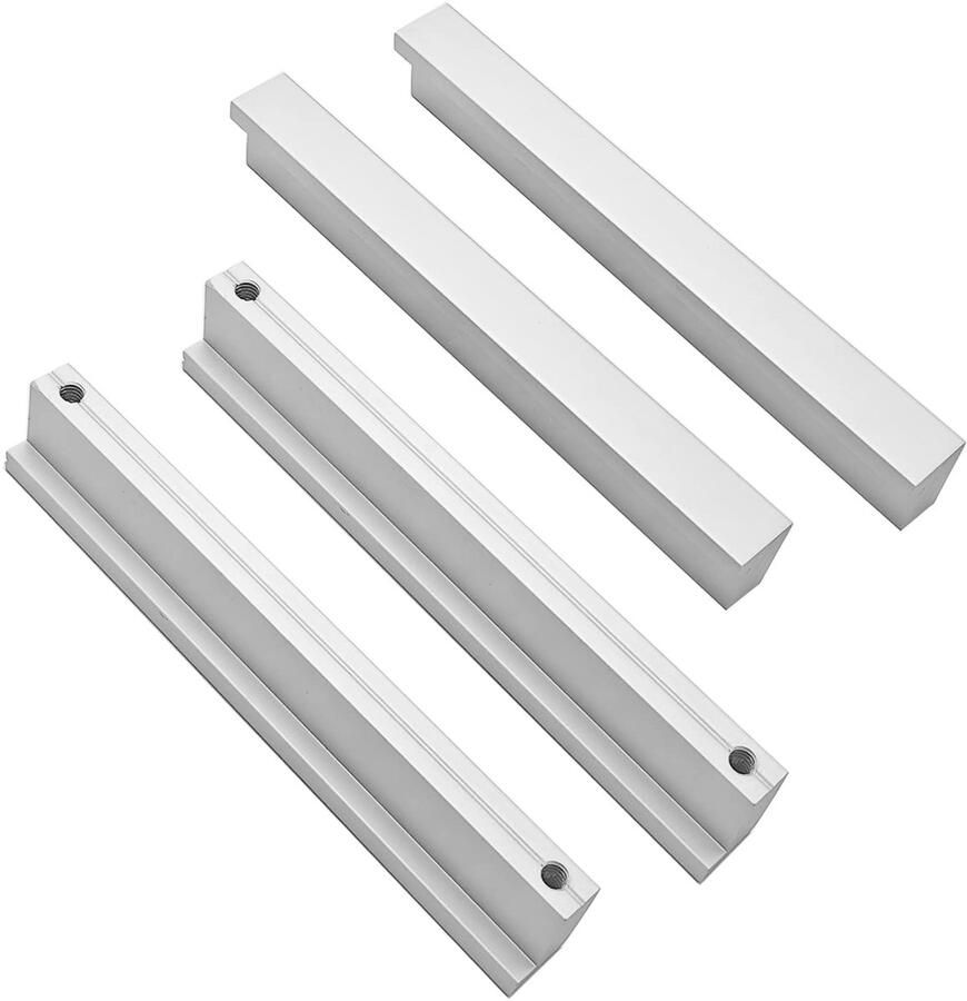 10pcs Modern Aluminum Cabinet Door Handle Furniture Drawer Pulls Knobs Hole Center 160mm