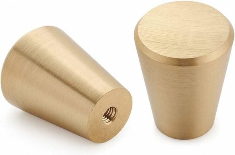10stuks Vintage kast knoppen Messing Goud Meubelgrepen Handgreep Meubelgreep
