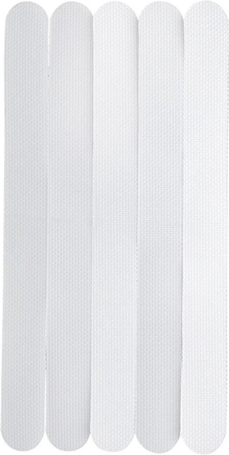 10stuks Zelfklevende Antislip Stickers Badkamer Antislip Strips Stickers tegen uitglijden Trap Plakstrip Vloerkleed Kleefband Plakstrip Transparante Tape Zelfklevende tape Antislip Stickers voor Badkamer