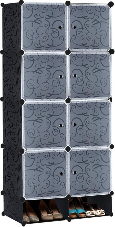 12 compartimenten insteekkasten stellingsystemen garderobekasten schoenenrekken badkamerplanken modulaire kasten opbergrekken opbergkasten