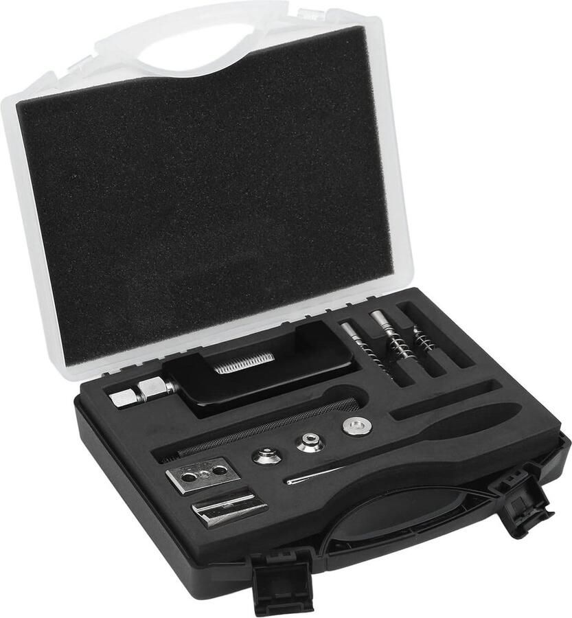 12-delige motorfiets nokkenaandrijving kettingbreker klinknagelsnijder reparatiegereedschapsset universele set voor ATV vuil met opbergdoos