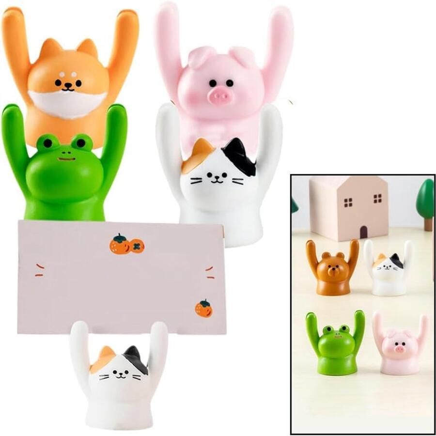 12 Pcs Houders Nummer Foto Lijsten Tafelkarten Hout Memo Kaart Basis Clip Houder Decoratie Tafel Bruiloft Verjaardag Feest