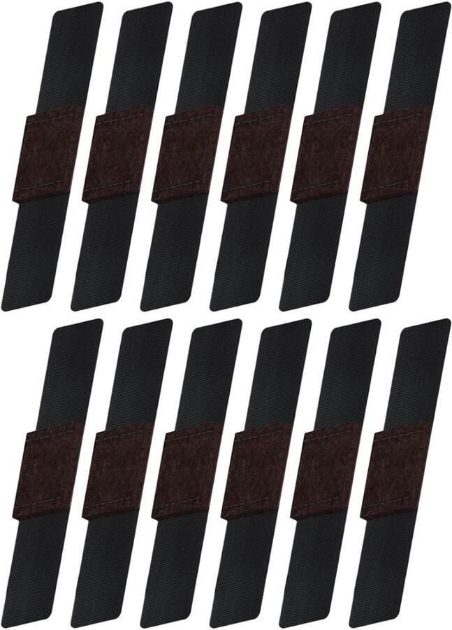 12 pieces tafel en stoel voetbeschermers meubelbeenhoezen tafelstoelbeenkussens stoelbeenbeschermers vilt ijzeren buis