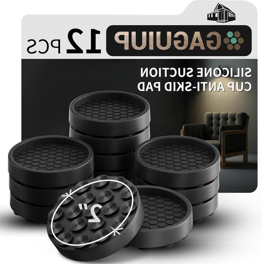 12 premium meubelgrijpers 2 inch zelfklevende antislip rubberen voetjes meubelpoten vloerbeschermers anti slip meubelpads met zuignap