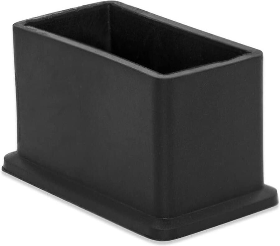 12 STKS Stoel Been Tips Caps Niet-markering PVC Vloerbeschermers Rechthoekig Meubels Tafelvoethoezen 15 x 30 mm 5 8 inch x 1-3 16 inch stoelpootbeschermers