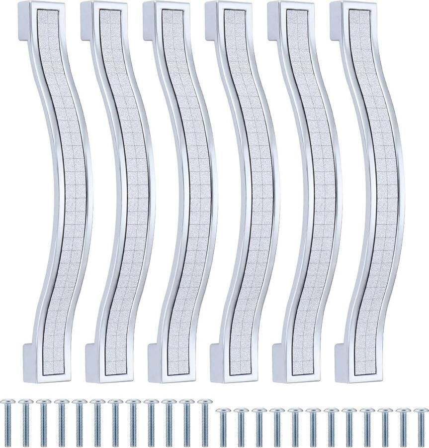 12 stuks glanzende kristallen kasthandgrepen -strass lade trekgrepen -moderne kastboog trekgrepen -meubeldeur trekgrepen -128 mm 5 03 inch gatafstand