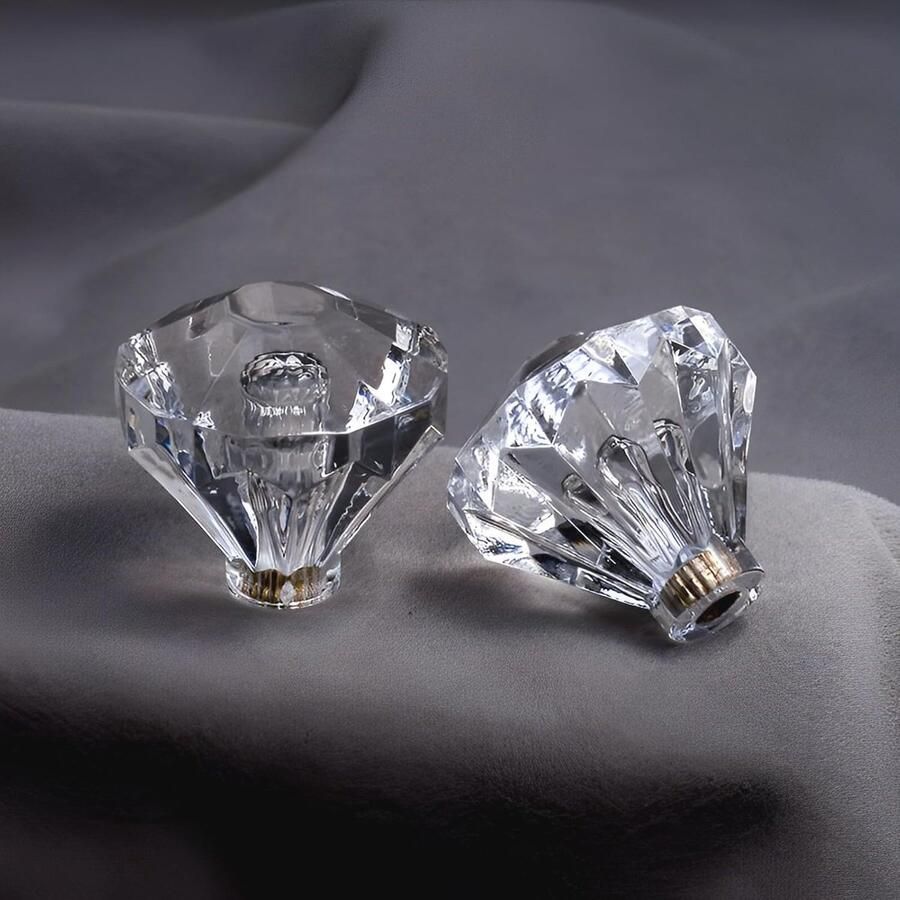 12 stuks kristallen meubelknoppen voor moderne interieurs