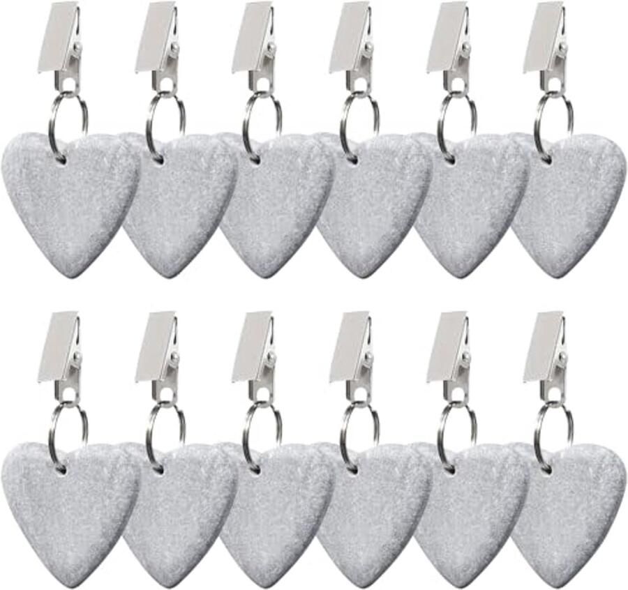 12 Stuks Marmeren Tafelkleedklemmen Tafelkleedgewichten voor Feesten en Buitenevenementen