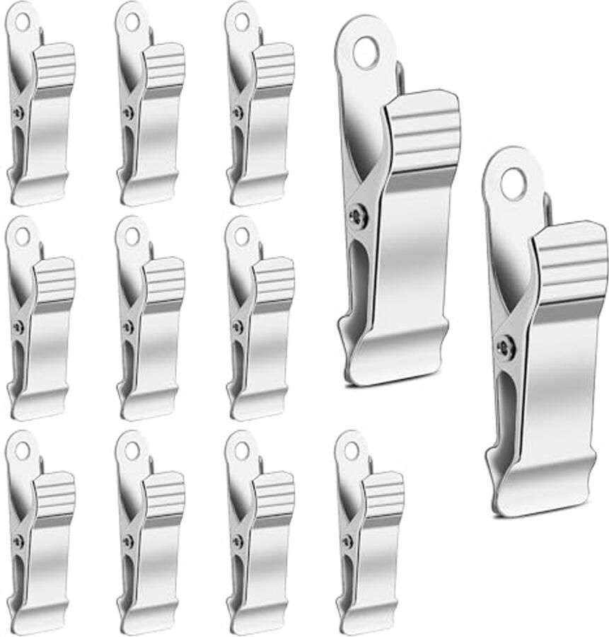 12 stuks metalen veerklemmen voor huis en tuin multifunctionele mini-krokodillenklemmen