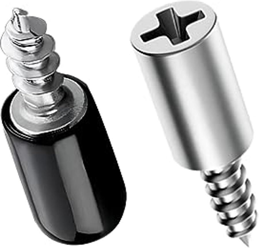 12 stuks plankpennen met zwarte antislip afdekking en geïntegreerde klemmen voor planken