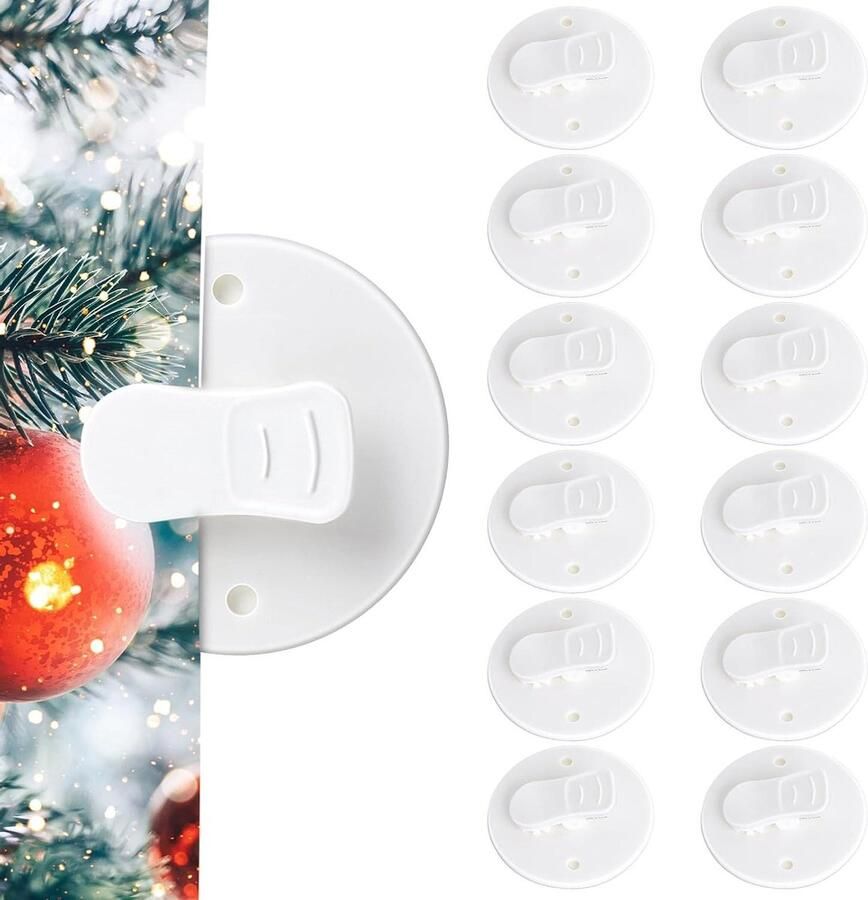 12 stuks spatbescherming zelfklevende gordijnklemmen winddichte clips voor douche en badkamer