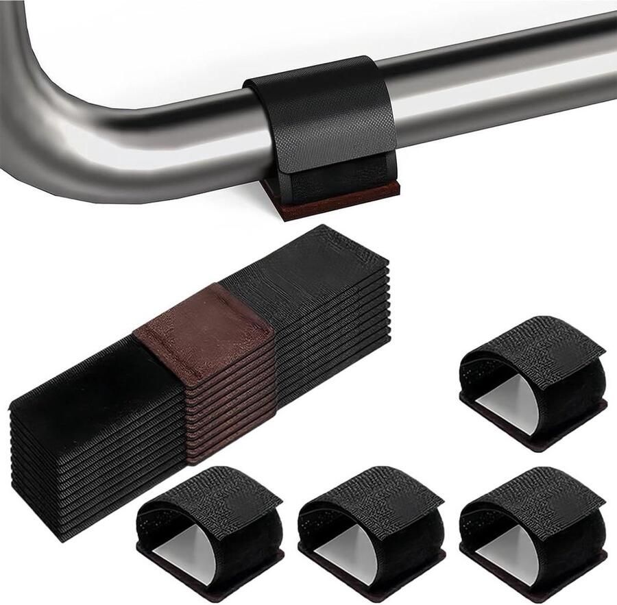 Meubelglijders van vilt Set van 12 stuks Beschermt meubels en houten vloeren Voorkomt krassen en vermindert lawaai