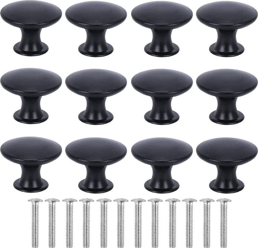 12 stuks vintage antieke knoppen handvat trekt brons 28 mm messing ronde retro knoppen voor kast lade keuken badkamer kast thuis kantoor meubilair hardware