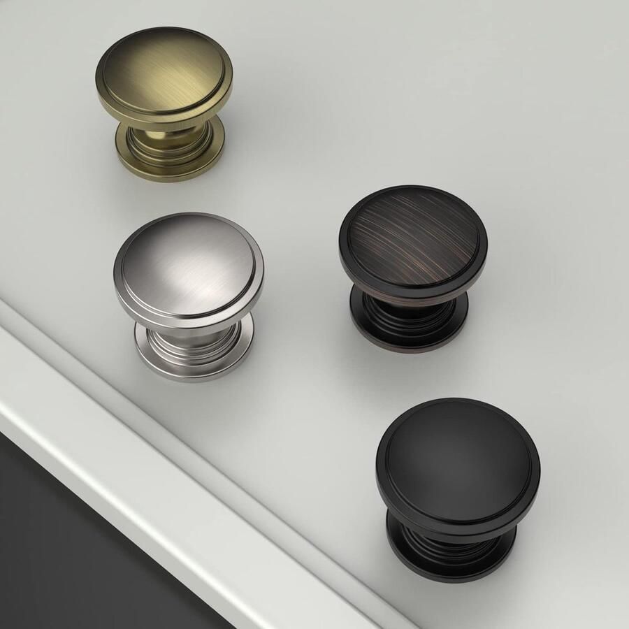 12 stuks zinklegering keukenkast knoppen dressoir knoppen lade knoppen matzwarte knoppen voor dressoir laden knoppen en trekkers voor badkamerkasten