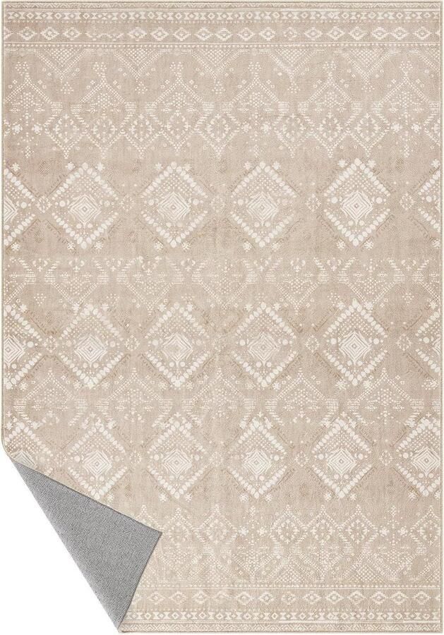 Vloerkleed 120 x 170 cm Antisliptapijt Woonkamertapijt Kortpolig Pluizig Decoratie Woonkamer Slaapkamer Machinewasbaar Boho-stijl Cappuccino Beige