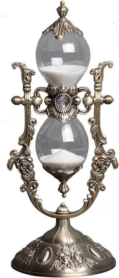 15 minuten reliëf gouden zandloper timer vintage woondecoratie kantoor decoratie