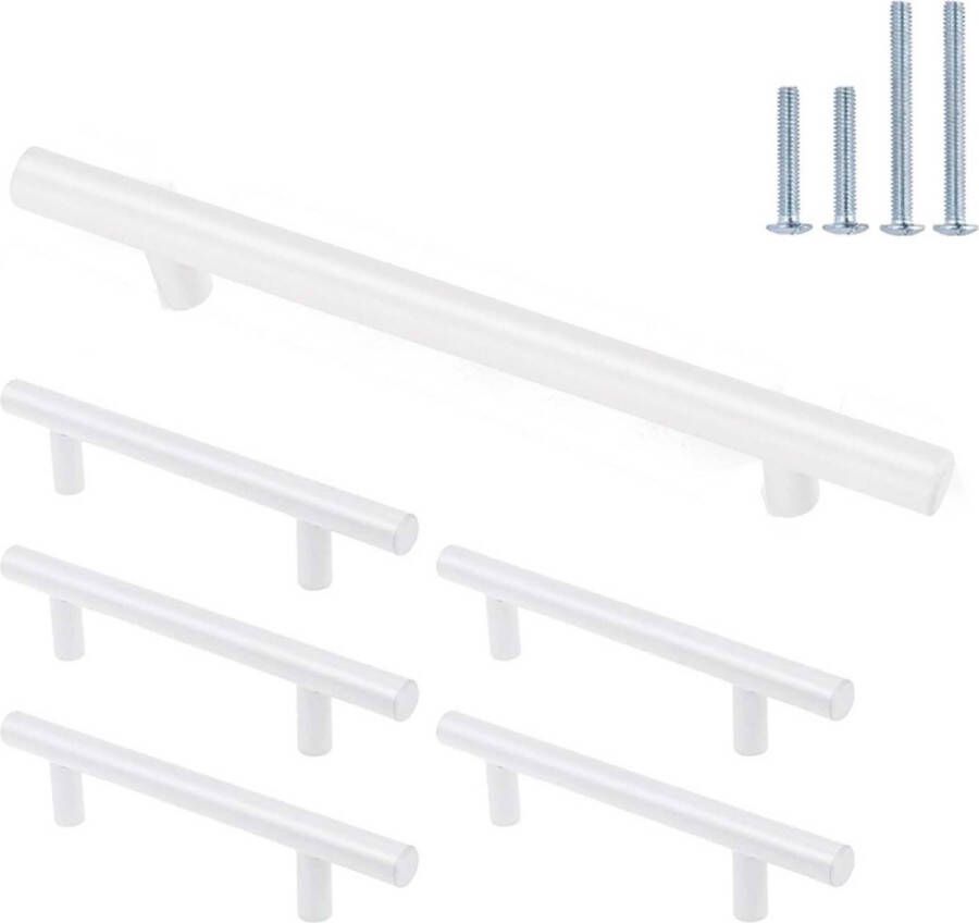 15 Stuk Moderne RVS Keukenkast Handgrepen T-Bar Meubelgrepen Kastgreep Geschikt voor Kasten & Laden Duurzaam en Stijlvol Eenvoudige Installatie
