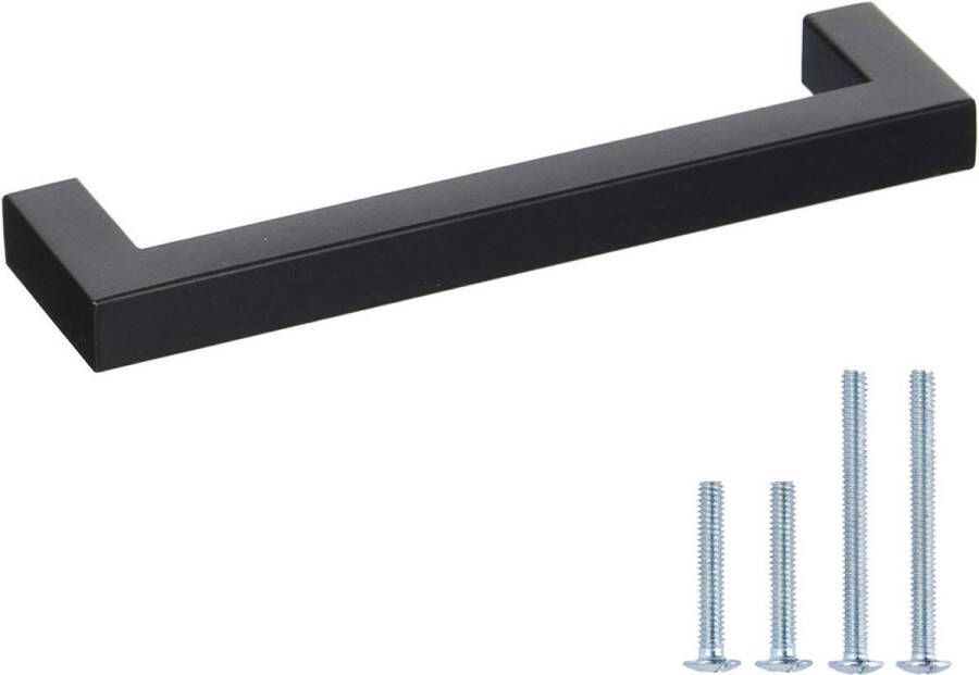 15 stuks keukengrepen zwart handgrepen voor keukenkasten gatafstand 128 mm meubelgrepen roestvrij staal kastgrepen deurgrepen keuken