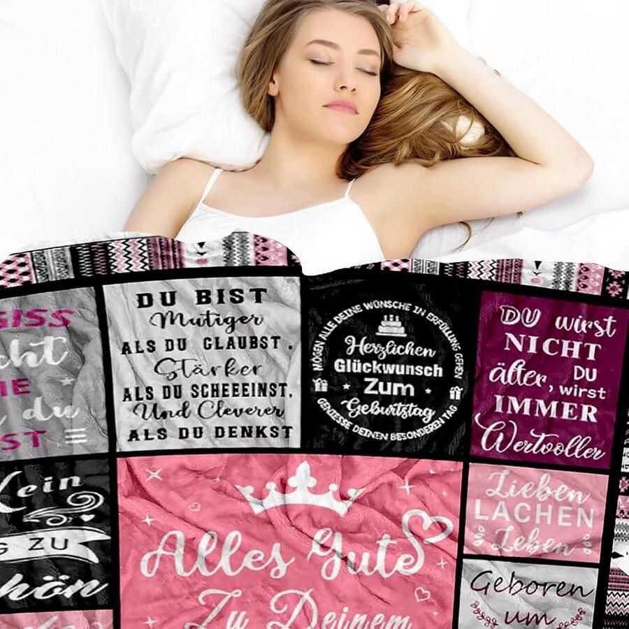 Knuffeldeken 150 cm x 130 cm Woondeken Pluizige Sherpa Bankdeken warmgezellige sprei voor bed en bank