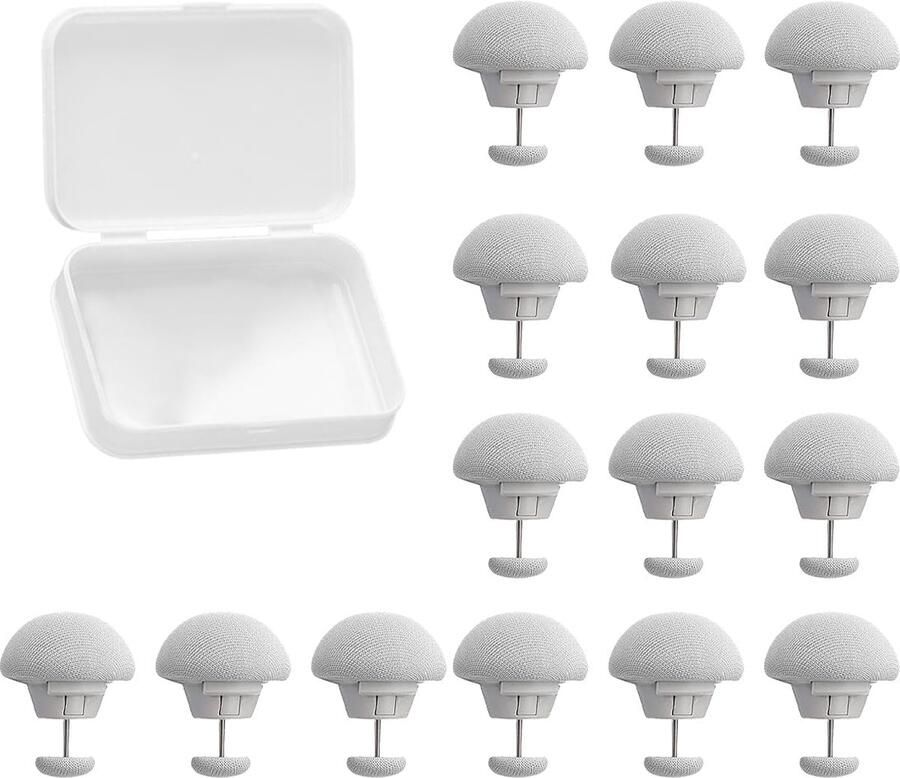 16-delige Set Anti-slip Dekbedovertrek Klemmen met Opbergdoos voor Dekbedden en Gordijnen