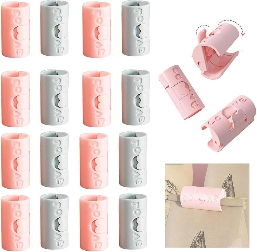 16 Pcs Bed Sheet Clips Often Clips for Bedding Duvet Clips Fitted Sheet Clips Duvet Clips to Keep Duvet in Place Suitable for Fixed Beds Snack Bags Loose Notebooks