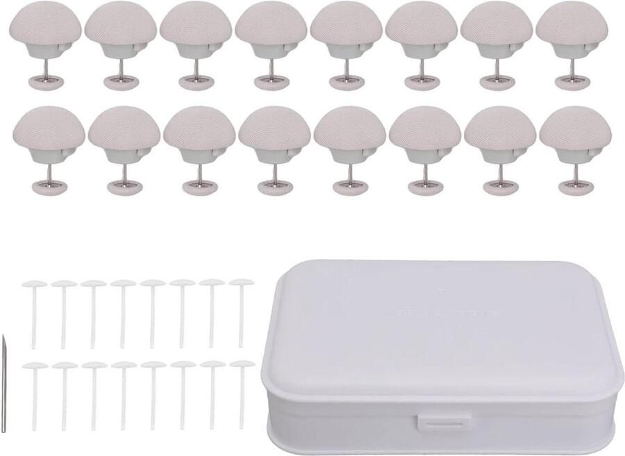 16 stks Bed Dekbedovertrek Sheet Bevestiging Clip Paddestoel Vormige Quilt Fixator Bevestigingsmiddelen Voor Thuis Kussen Grijs Kopen