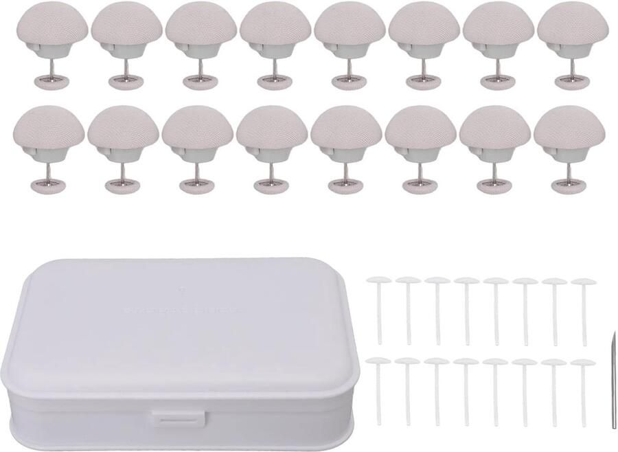 16 stks Bed Dekbedovertrek Sheet Bevestiging Clip Paddestoel Vormige Quilt Fixator Grijs Kleur