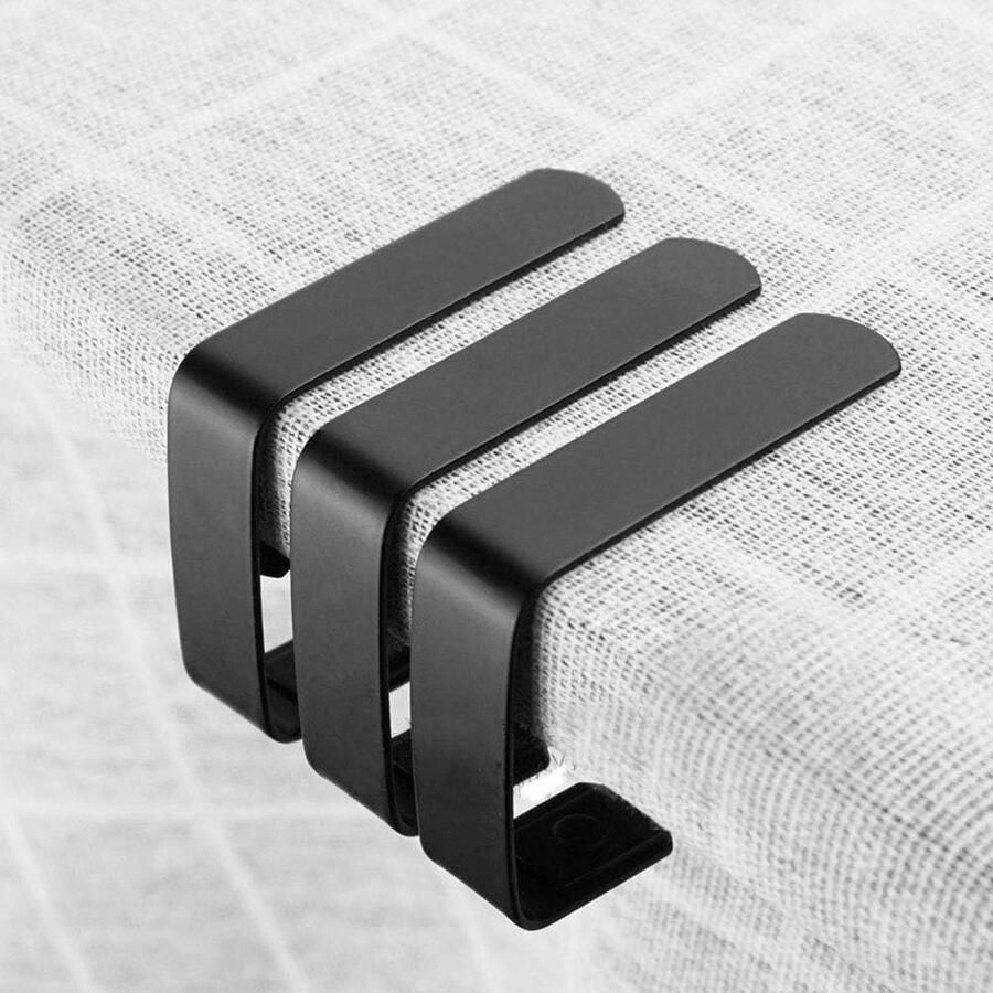 16-Stks Tafeldoek Clips Grote Tafelkleed Cover Clips RVS Anti Slip Tafelkleed Houder Klemmen Partijen Picnics Restaurants 5 * 4cm