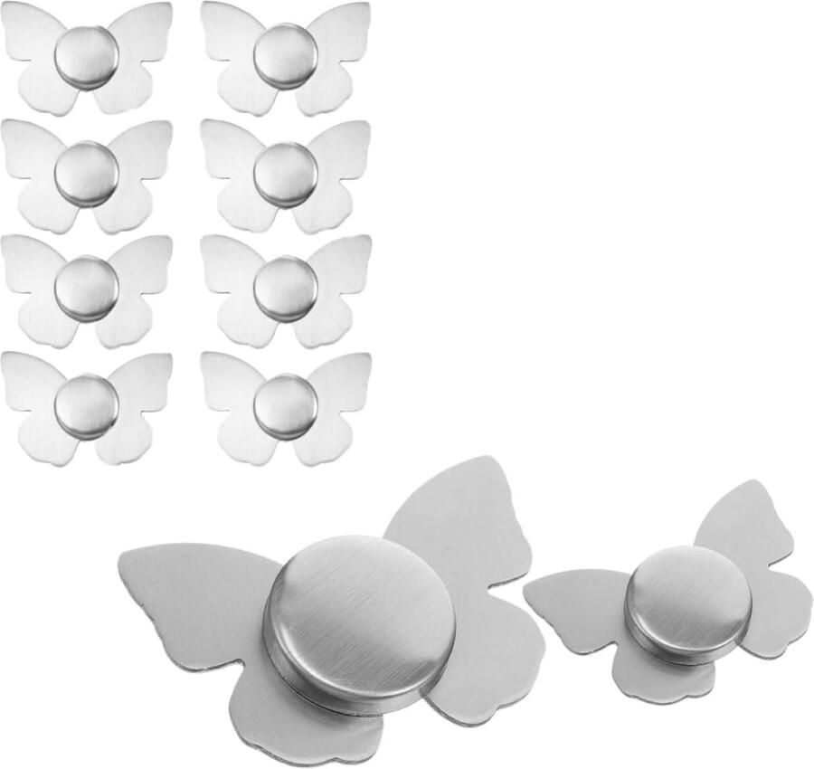 16 stuks tafelkleedgewichten voor buiten extra zwaar gewichten tafelkleed outdoor vlindervorm tafelkleedgewichten met 8 magneten voor outdoor en tuinfeesten