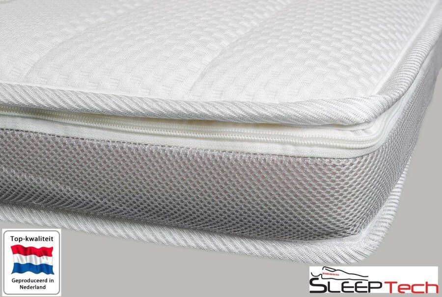 160x200 Topper Dekmatras Nasa traagschuim 7 cm dik