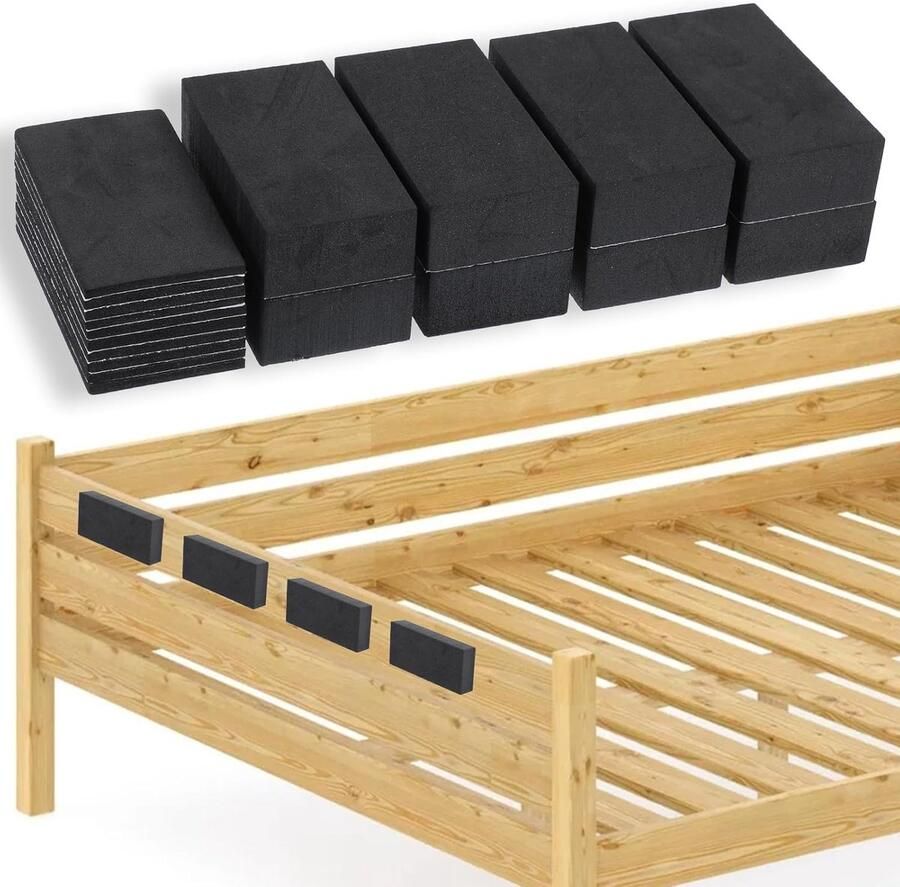 18 stuks EVA-schuim afstandhouders zelfklevende wandbescherming bed wandbuffer schuim deurklink bescherming hoofdbord stoppers voor muur hoofdeinde stoppers voor meubels kasten en banken